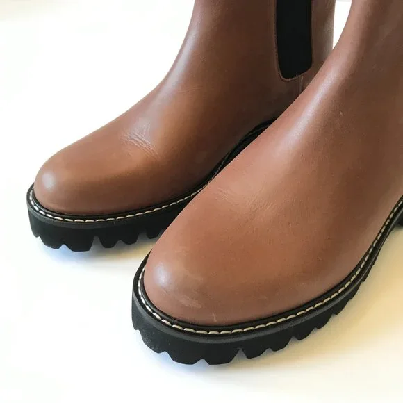 NEW JCrew Gwen Chelsea Boots Booties Womens 6 7.5 8 8.5 9 9.5 10.5 11 Brown - Picture 4 of 10